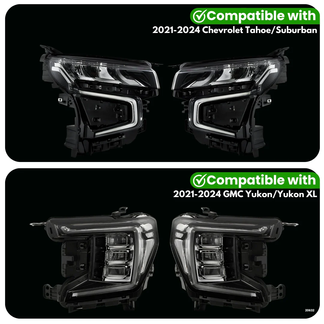 Chevrolet / GMC Tahoe, Suburban, Yukon, Yukon XL DRL Adapter for LED Headlights (2021-2024) - Image 2