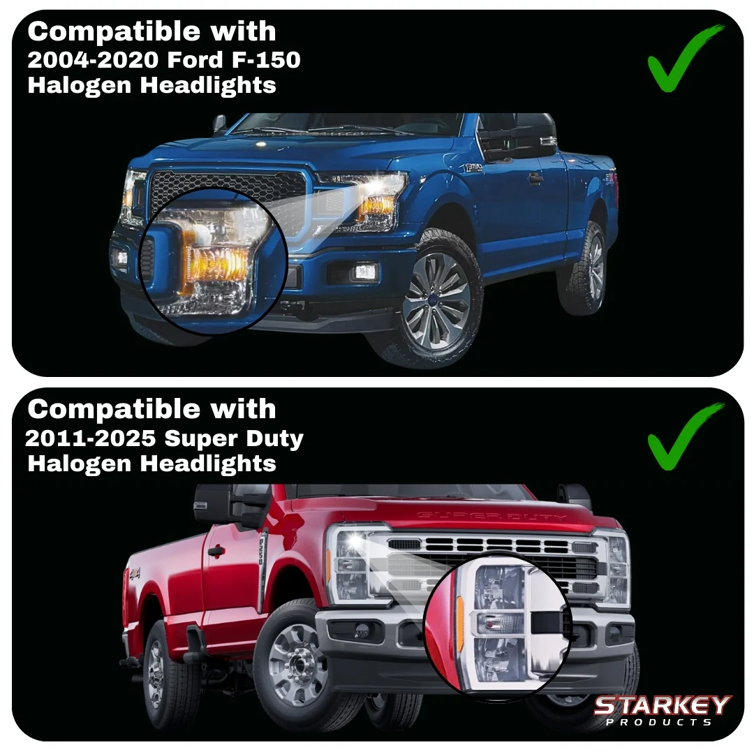 F-Series Parking & Turn Signal Adapter for Halogen Headlights (2004-2026) - Image 2