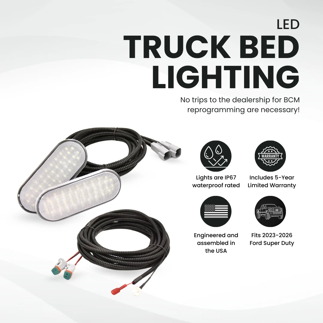Ford Super Duty OEM-Style Bed Lighting Kit (2023-2026) - Image 4