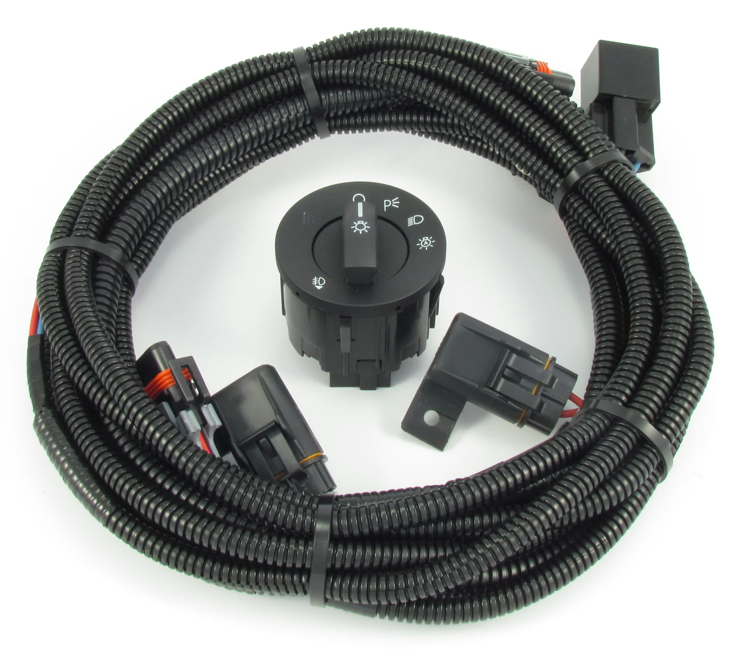 Ford Mustang Fog Light Wiring & Switch Kit - Fits V6 and BOSS 302 (2010-2012)